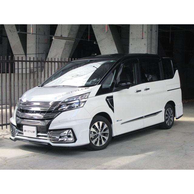 [極上]NISSAN 日産 セレナ ハイウェイスター C27 フロントスポイラー ブラック 中古相場¥28,000クレジットカード決済可 e－パワー ハイウェイスターV 90周年記念車 GFC28 セレナ（日産
