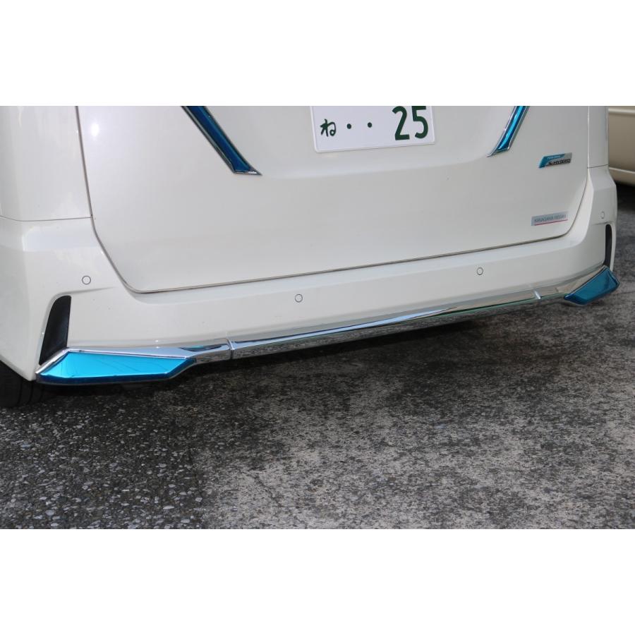 送料込み】 C27 セレナ ハイウェイスター用 リアガーニッシュ [メッキ