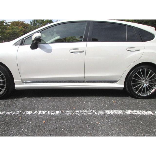 【送料無料】 インプレッサ　スポーツ　サイドガーニッシュ [クロームメッキ] H-STYLE製 |  | 01