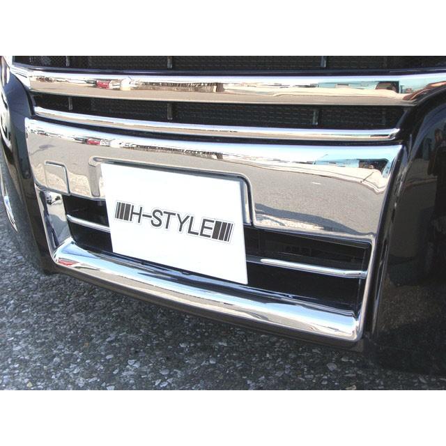 【送料無料】 E52 エルグランド 前期 ハイウェイスター フロントバー [クロームメッキ] H-STYLE製 |  | 01