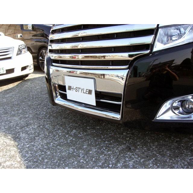 【送料無料】 E52 エルグランド 前期 ハイウェイスター フロントバー [クロームメッキ] H-STYLE製 |  | 03