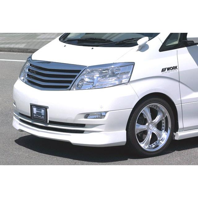 【送料込み】 10 アルファード 後期 アイラインガーニッシュ [クロームメッキ] H-STYLE製 | 