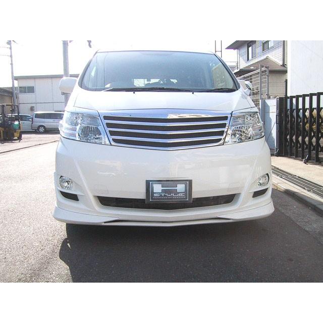 【送料込み】 10 アルファード 後期 アイラインガーニッシュ [クロームメッキ] H-STYLE製 |  | 02