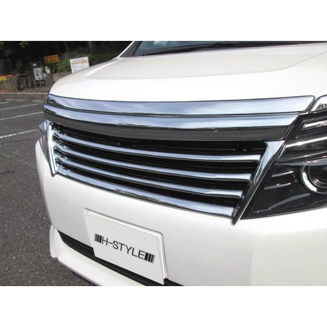 【送料込み】 80 VOXY　フロントグリル　[オールメッキ] H-STYLE製 |  | 03