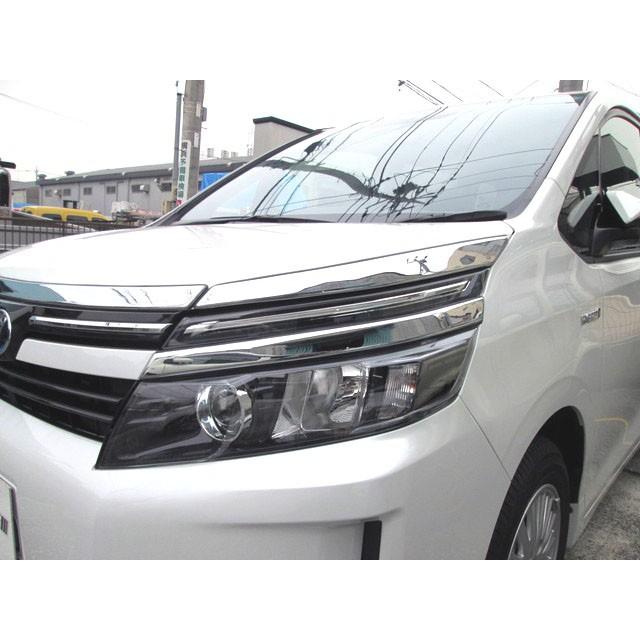 【送料込み】 80 VOXY ヴォクシー　ヘッドライトガーニッシュ [クロームメッキ] 左右セット H-STYLE製 |  | 02