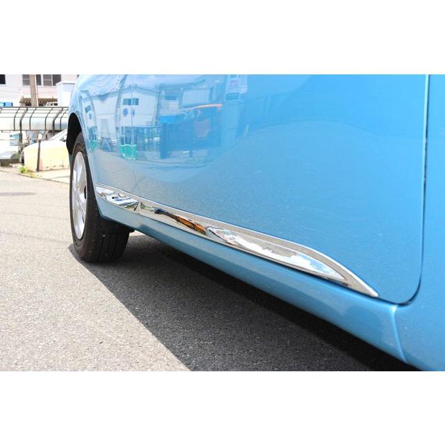 【送料込み】 E12 ノート サイドガーニッシュ [クロームメッキ] H-STYLE |  | 01