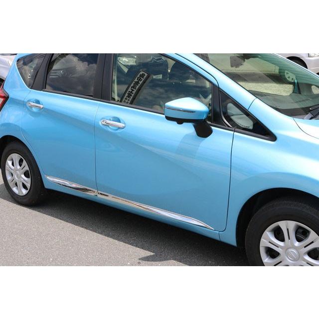 【送料込み】 E12 ノート サイドガーニッシュ [クロームメッキ] H-STYLE |  | 03