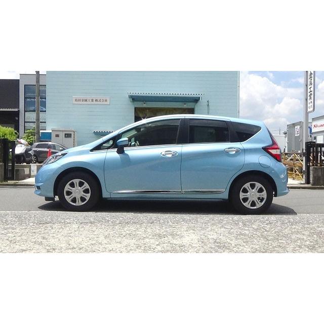 【送料込み】 E12 ノート サイドガーニッシュ [クロームメッキ] H-STYLE |  | 04