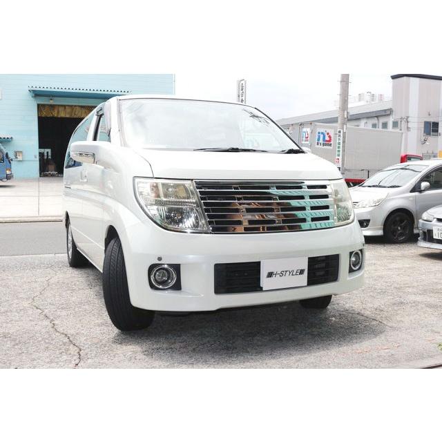 送料無料】 E51 エルグランド 後期 ハイウェイスター フロントグリル