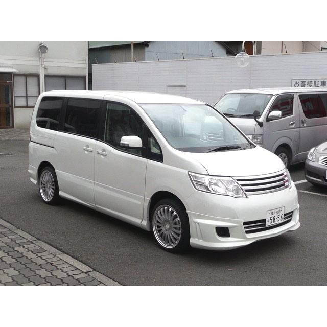 C25 セレナ　後期　H-STYLEフロントグリル 送料込み】 C25 セレナ 後期 標準車用 フロントグリル [クローム