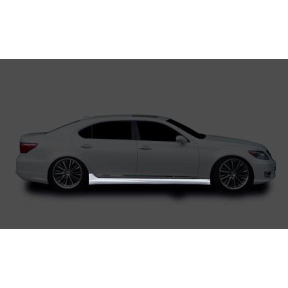 LS460-LS600 前、中期型 サイドエアロ左右(ファイアースポーツ製 ) h-style 【送料込み】 レクサス LS600 LS460 中期 サイドスカート 左右