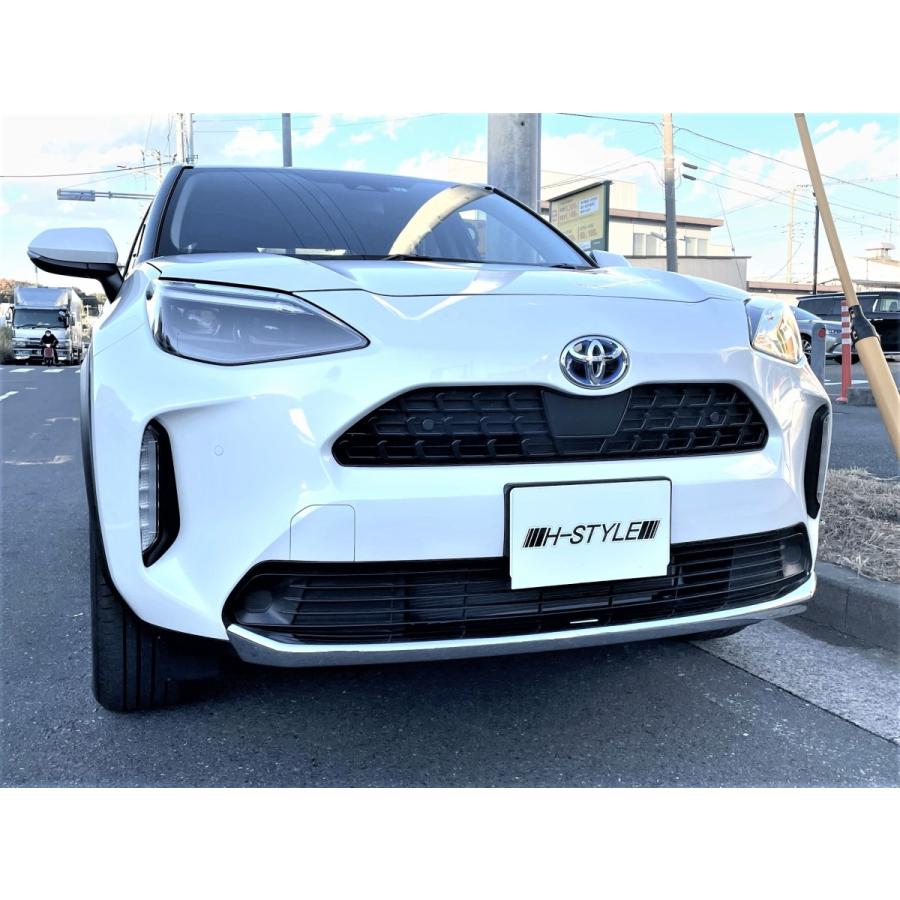 ヤリスクロス フロントバンパーガーニッシュ オールメッキ YARIS CROSS