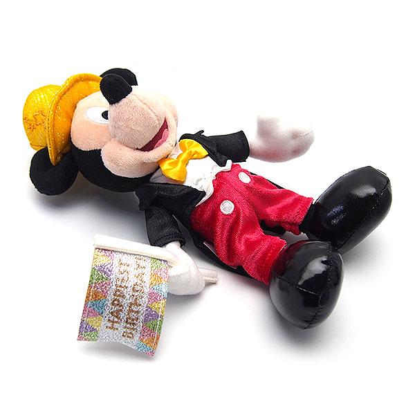 Disney ミッキー ぬいぐるみバッジ ハッピーバースデー バッグ Disney ミッキー ぬいぐるみバッジ ハッピーバースデー バッグ