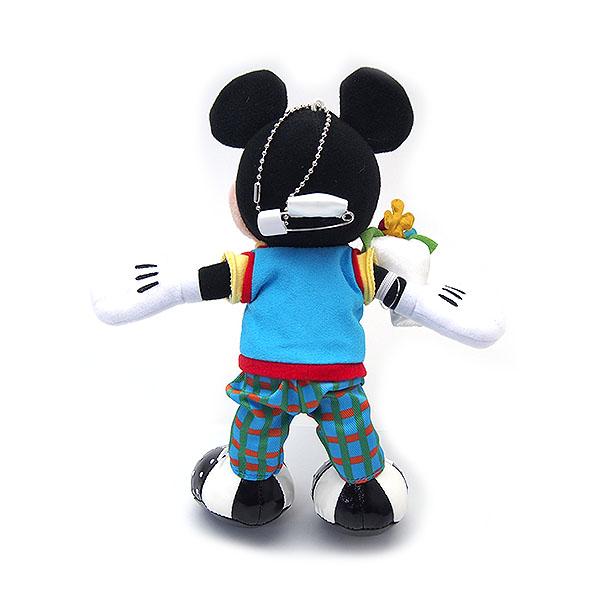 Disney ミッキー ぬいぐるみバッジ 花束を持ったミッキーマウス Disney ミッキー ぬいぐるみバッジ 花束を持ったミッキーマウス