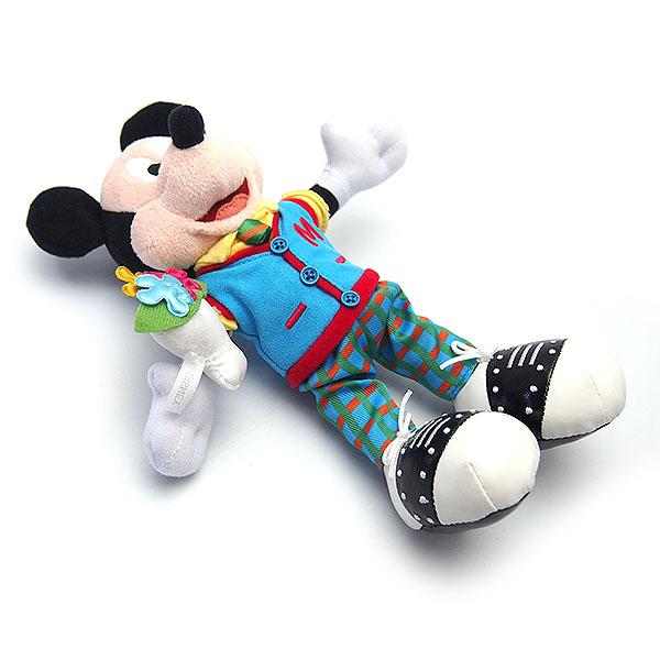 Disney ミッキー ぬいぐるみバッジ 花束を持ったミッキーマウス Disney ミッキー ぬいぐるみバッジ 花束を持ったミッキーマウス