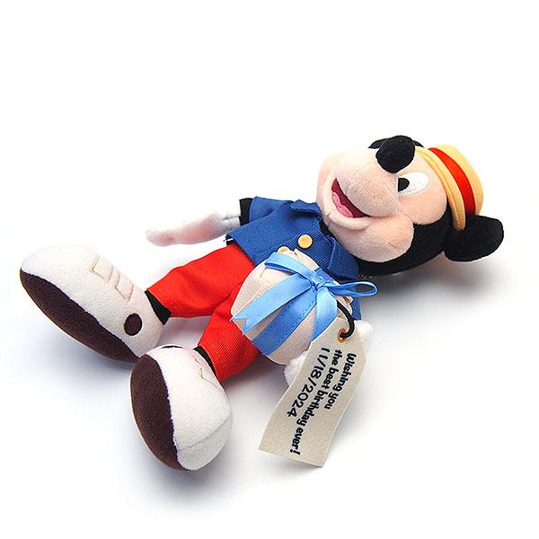 Disney ミッキー ぬいぐるみバッジ ハッピーバースデー2024 Disney ミッキー ぬいぐるみバッジ ハッピーバースデー2024