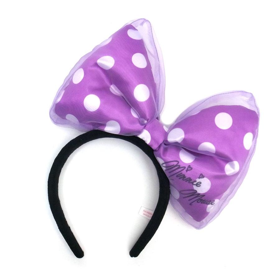 ミニー カチューシャ シフォン リボン パープル ディズニー リゾート限定 ミッキーのお友達 エクセルワールド プレゼントにも エクセルワールド 通販 Yahoo ショッピング