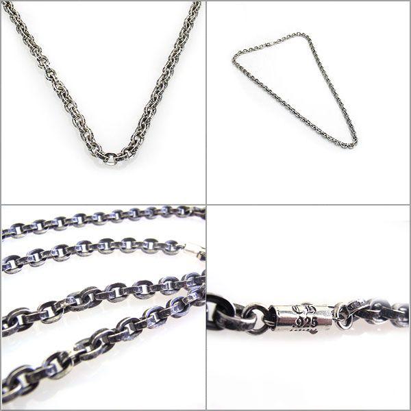 クロムハーツ ネックレス ペーパーチェーン 20インチ CHROME HEARTS ペーパーチェーン 50cm｜excelworld｜02