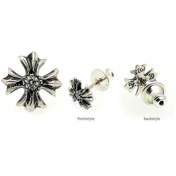 CHROME HEARTS クロムハーツ ピアス CHプラス ダイヤ スタッド CHROME HEARTS クロムハーツ ピアス CHプラス ダイヤ スタッド