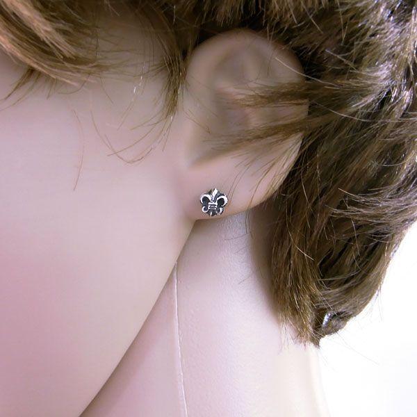 CHROME HEARTS クロムハーツ ピアス BSフレア スタッド メンズ CHROME HEARTS クロムハーツ ピアス BSフレア スタッド メンズ