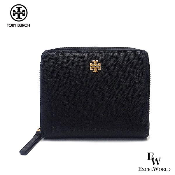 トリーバーチ 財布 TORY BURCH アウトレット 二つ折り財布 ミニ財布 エマーソン 147606 001 ブラック レディース ブランド  プレゼントにも ウォレット : 147606-001 : エクセルワールド - 通販 - Yahoo!ショッピング