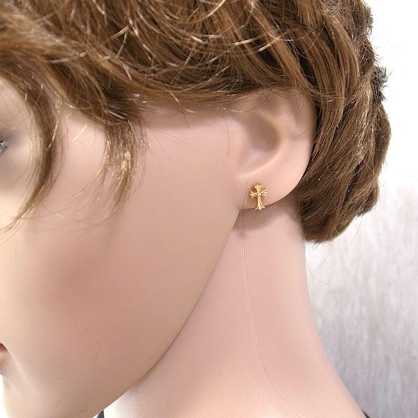 CHROME HEARTS クロムハーツ ピアス 22K CHクロス ファット CHROME HEARTS クロムハーツ ピアス 22K CHクロス ファット