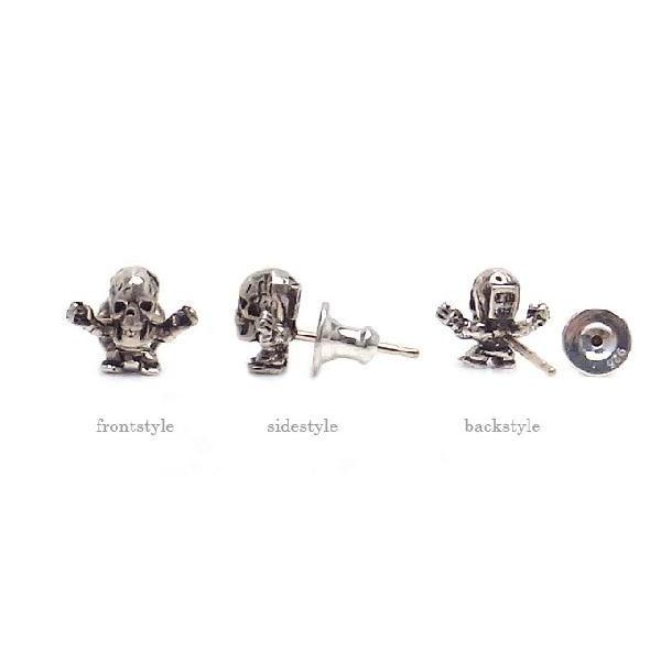 CHROME HEARTS クロムハーツ ピアス スタッド ハリス ティーター CHROME HEARTS クロムハーツ ピアス スタッド ハリス ティーター
