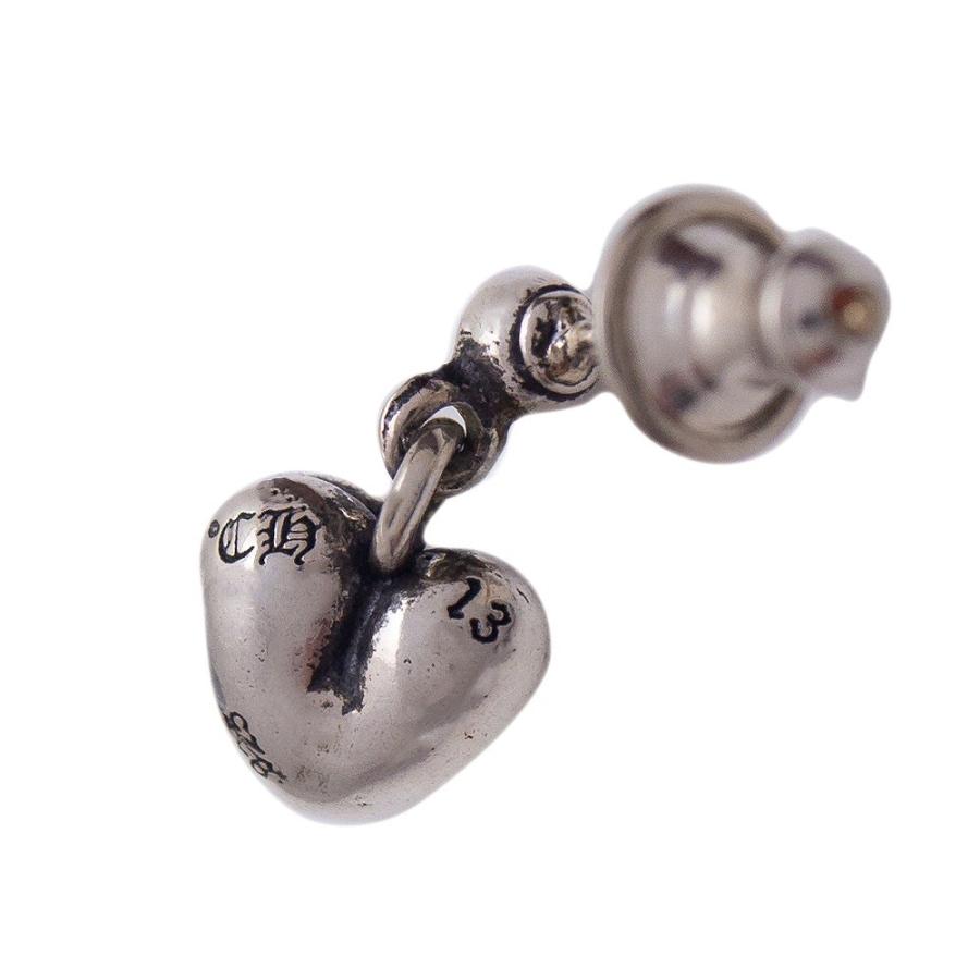 CHROME HEARTS クロムハーツ ピアス ドロップ ハート メンズ CHROME HEARTS クロムハーツ ピアス ドロップ ハート メンズ