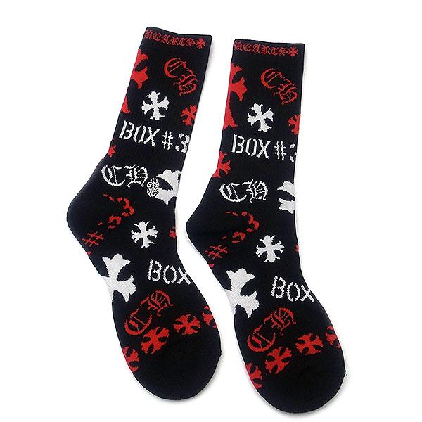 CHROME HEARTS クロムハーツ ソックス 靴下 25-27cm 3色セット CHROME HEARTS クロムハーツ ソックス 靴下 25-27cm 3色セット