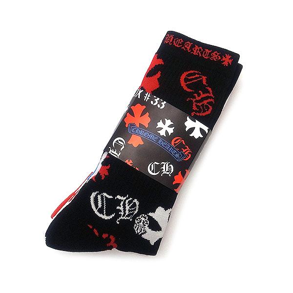 CHROME HEARTS クロムハーツ ソックス 靴下 25-27cm 3色セット CHROME HEARTS クロムハーツ ソックス 靴下 25-27cm 3色セット