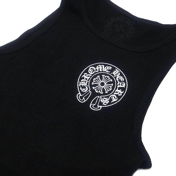 CHROME HEARTS クロムハーツ タンクトップ メンズ ブラック CHROME HEARTS クロムハーツ タンクトップ メンズ ブラック