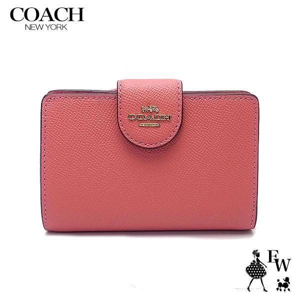 コーチ 財布 アウトレット Coach 二つ折り財布 L字ファスナー F6390 6390 Imrrj ピンク レディース ブランド プレゼントにも Bhinternalmedicine Com