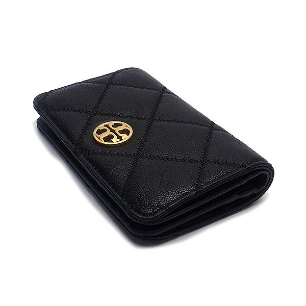 トリーバーチ 財布 TORY BURCH アウトレット 二つ折り財布 ミニ財布 87868 001 キルティング ブラック レディース ブランド プレゼントにも ウォレット｜excelworld｜06