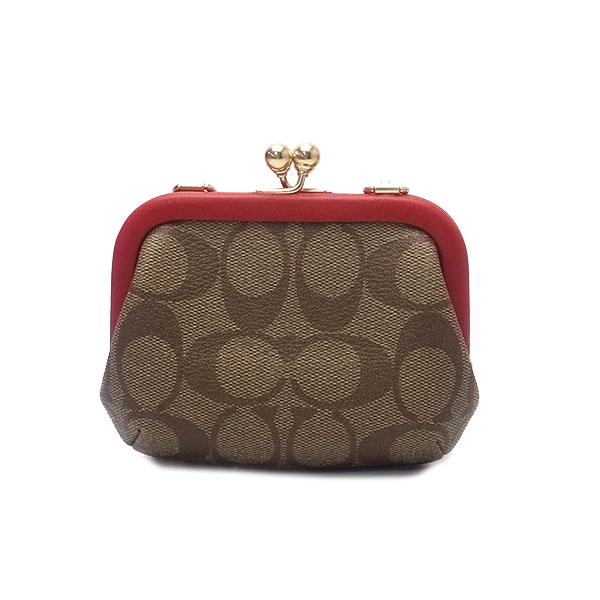 国内発送 COACH 人気 がま口 ミニショルダー COACH コーチ バッグ アウトレット ショルダーバッグ がま口 超