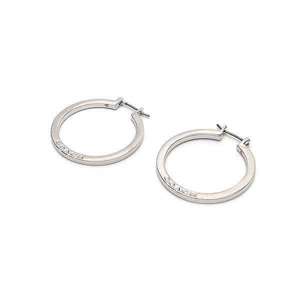 COACH コーチ アウトレット ピアス F73022 SLV フープ シルバー