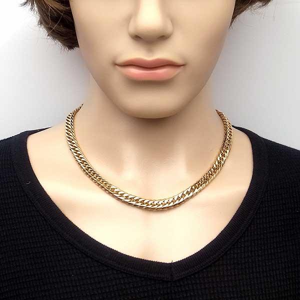 POLICE ポリス ネックレス 喜平 キヘイ 6面 50cm 幅 約9.5mm 太い  