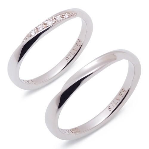 THE KISS ザキッス シルバー ペア リング SR1844CB-SR1845 THE KISS ザキッス シルバー ペア リング SR1844CB-SR1845