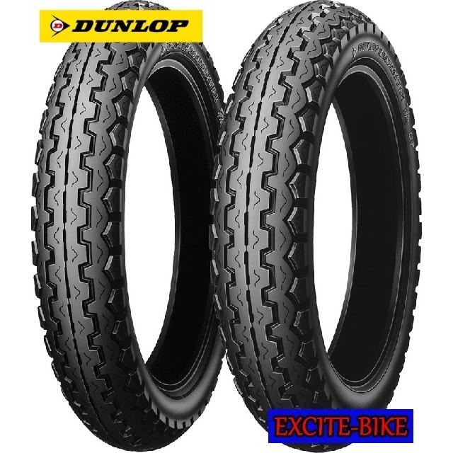 DUNLOP ダンロップ TT100GP チューブタイプ 前後セット 90/100-18 MC  