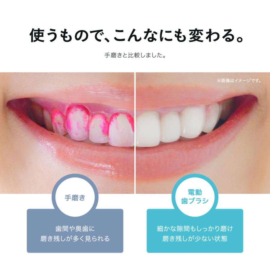 (クーポン配布中) 電動歯ブラシ (現役歯科医師監修) ソニック 音波ブラシ ナノ歯ブラシ IPX8防水 歯垢除去 虫歯予防 歯磨き 歯間 替えブラシ付き | CLEARLABO | 08