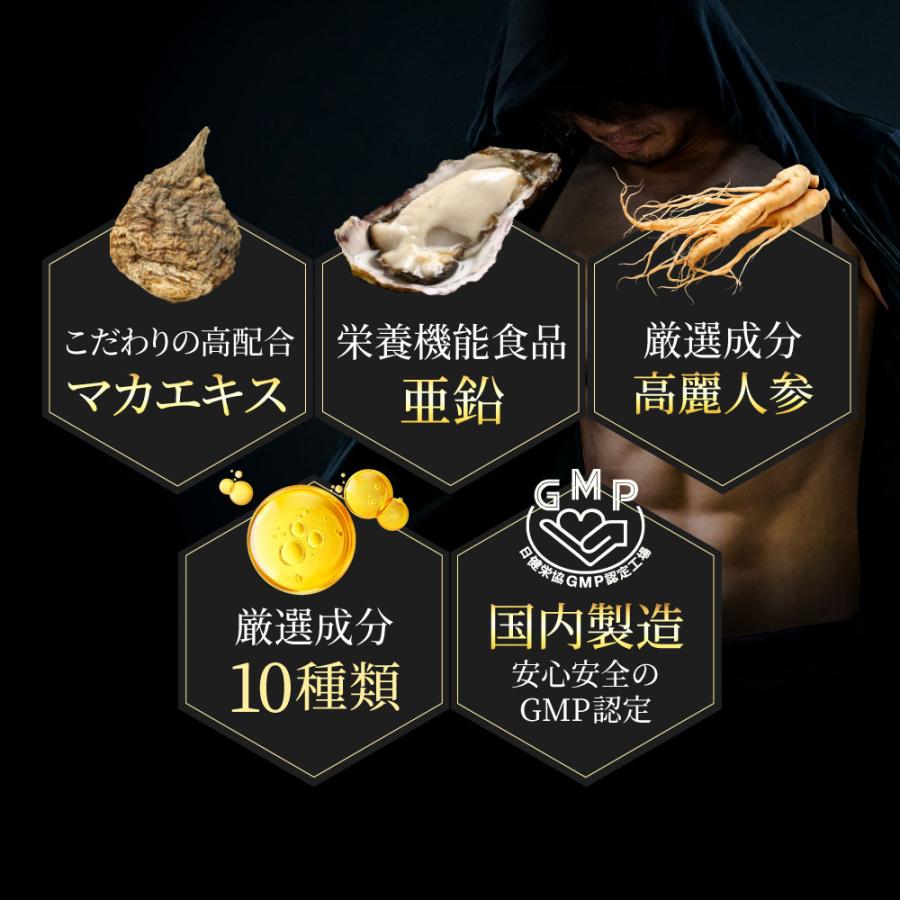 COCOLAB マカ 亜鉛 サプリ マカ120000mg 亜鉛450mg(15mg/日