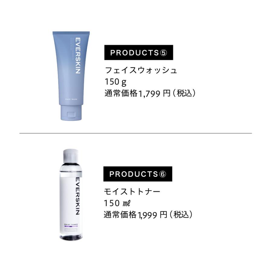 EVERSKIN ( 福袋 2025 2026 ) メンズケア 7点 セット ( シャンプー