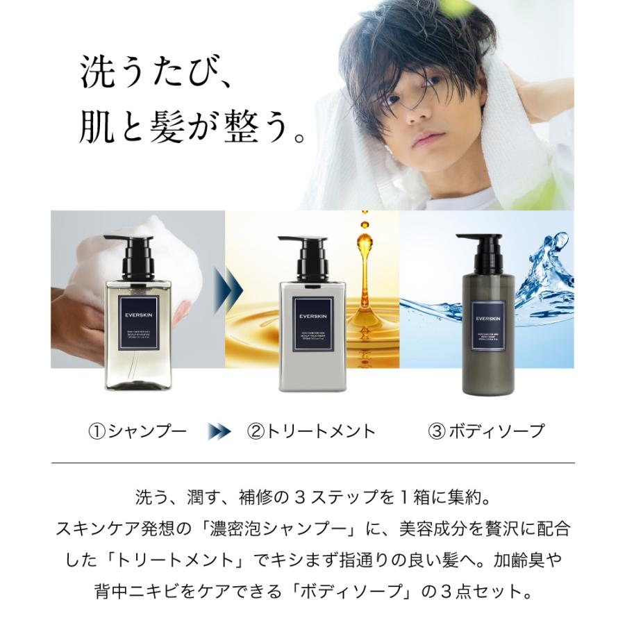 EVERSKIN エバースキン メンズ ギフト バス セット ( シャンプー