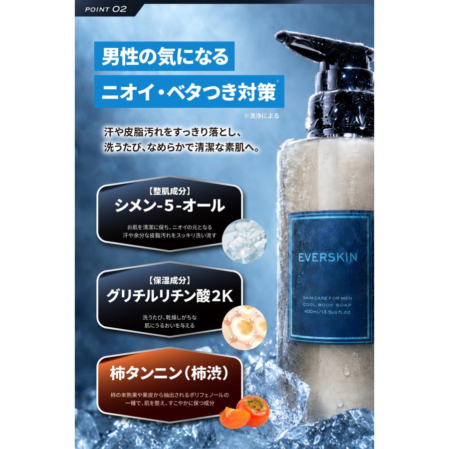 EVERSKIN (クーポン配布中) ボディーソープ メンズ ボディソープ