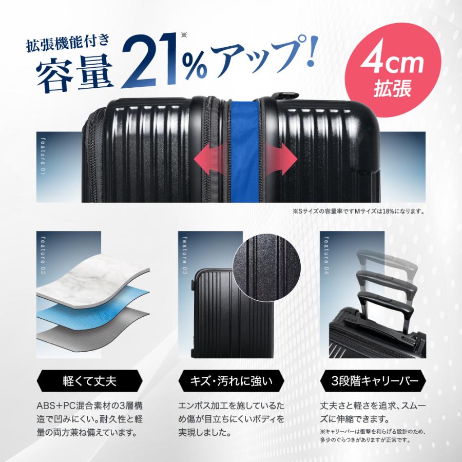 EXCITECH トラベルクーポン配布中 (現役客室乗務員監修) スーツケース