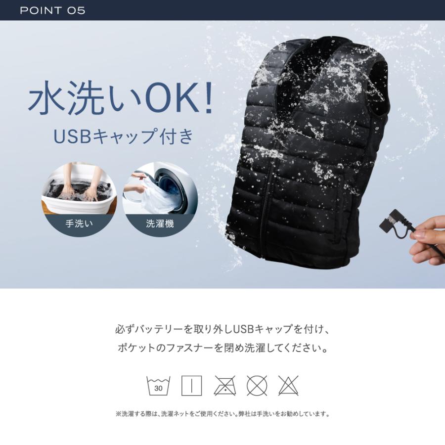 EXCITECH 電熱ベスト インナー (国内品質試験済×国内企業企画