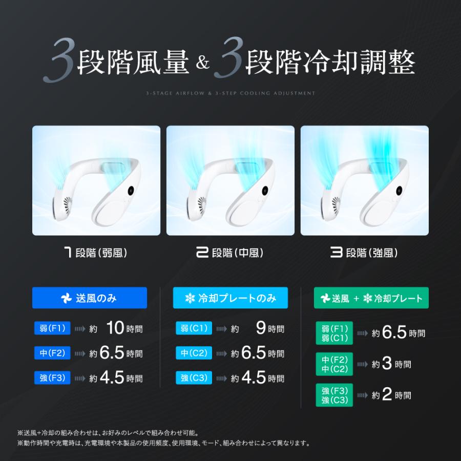 EXCITECH (クーポン配布中) 首掛け扇風機 (日本メーカー) 首かけ扇風機