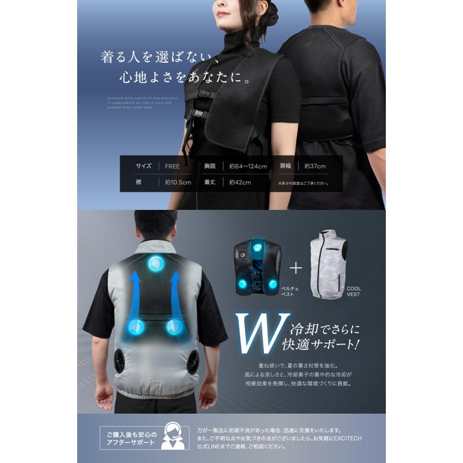 EXCITECH 2025年最新モデル ペルチェ ベスト (日本企業企画