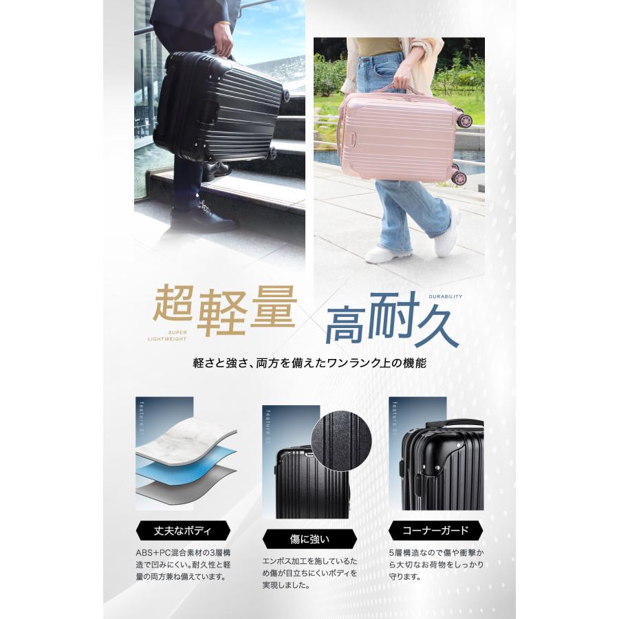 EXCITECH (GWセール開催中) スーツケース l (現役CA監修 EXCITECH (GWセール開催中) スーツケース l (現役CA監修