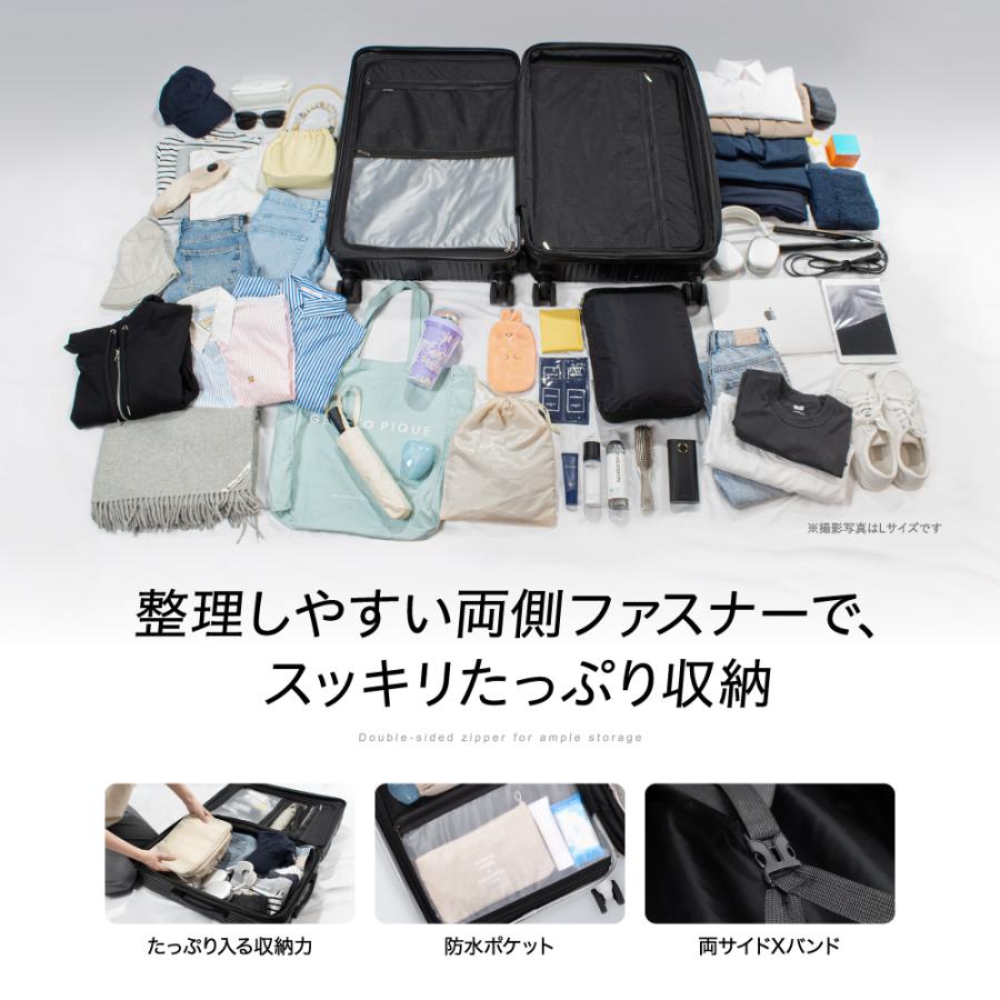EXCITECH スーツケース m (現役CA監修) キャリーケース Mサイズ