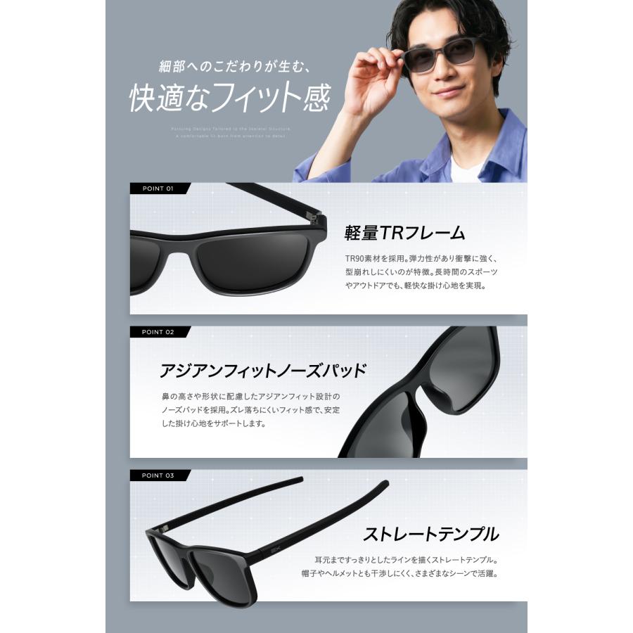 EXCITECH サングラス メンズ 偏光サングラス 釣り 超軽量 21g UV400